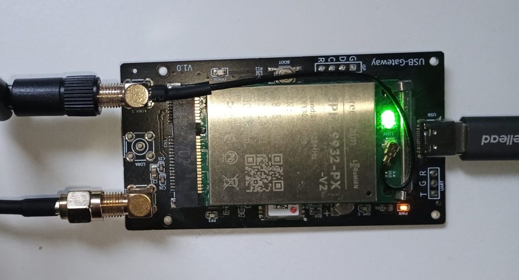 USB gateway for TTN SX1302